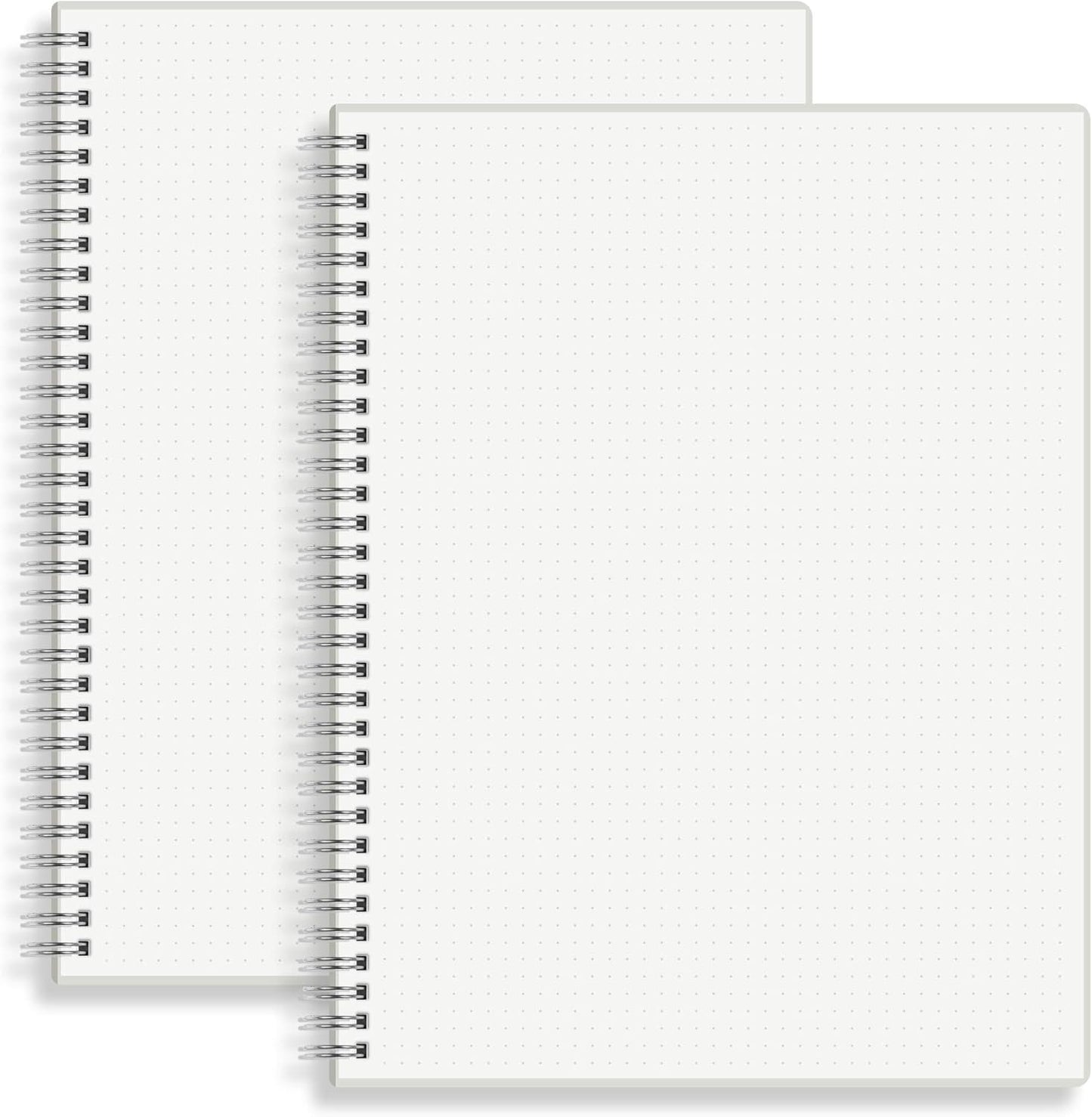 Transparent Dotted Notebook — Flexible Bullet & Free Writing