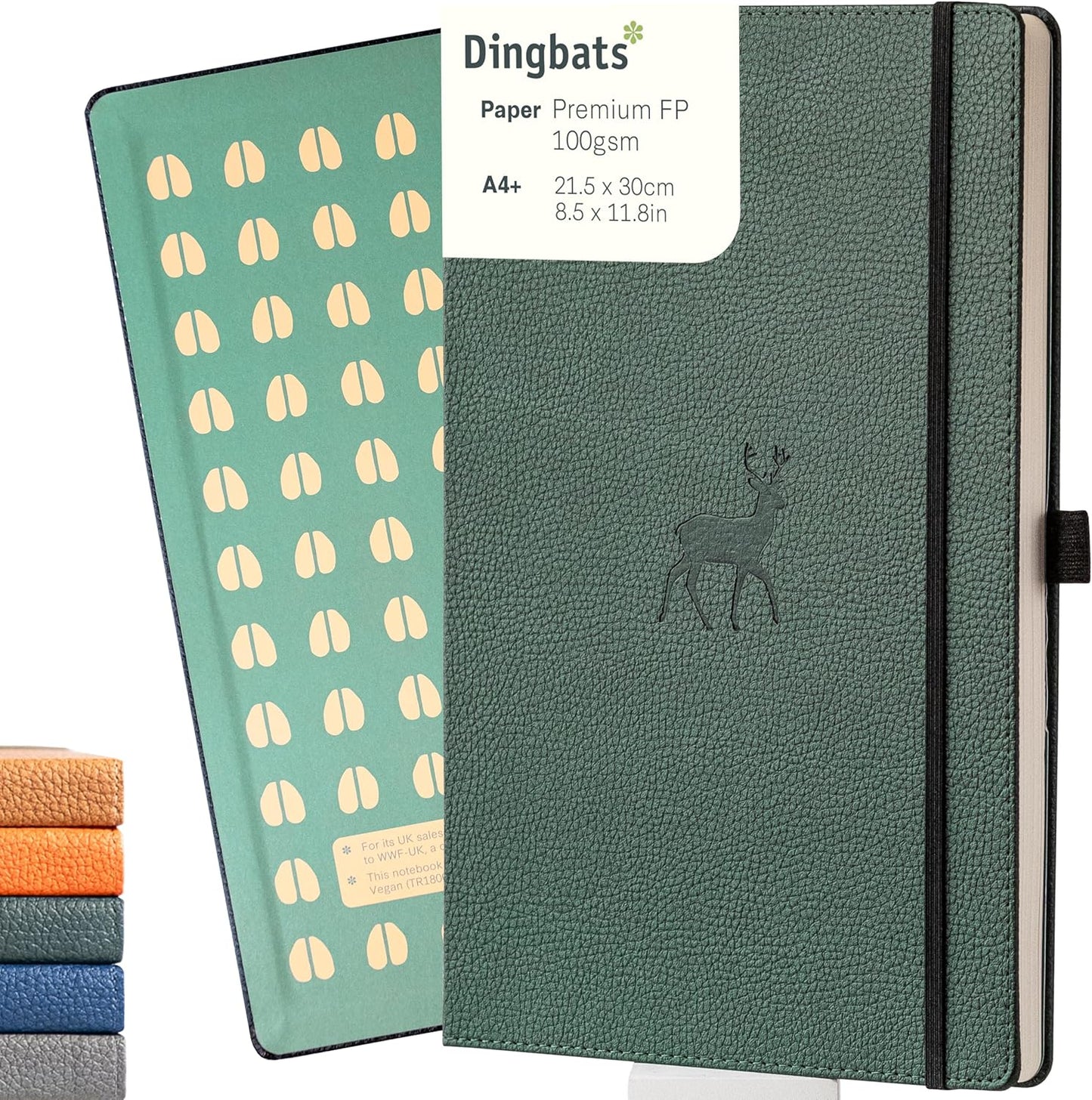 Dingbats Wildlife Dotted Hardcover Notebook