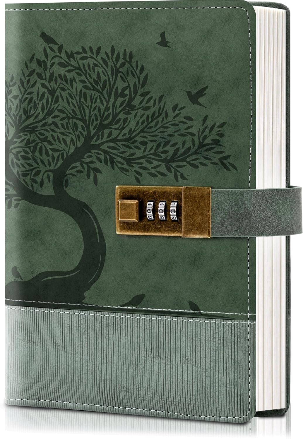 MINICAGIE Vintage Lock Journal — Password-Protected Notebook