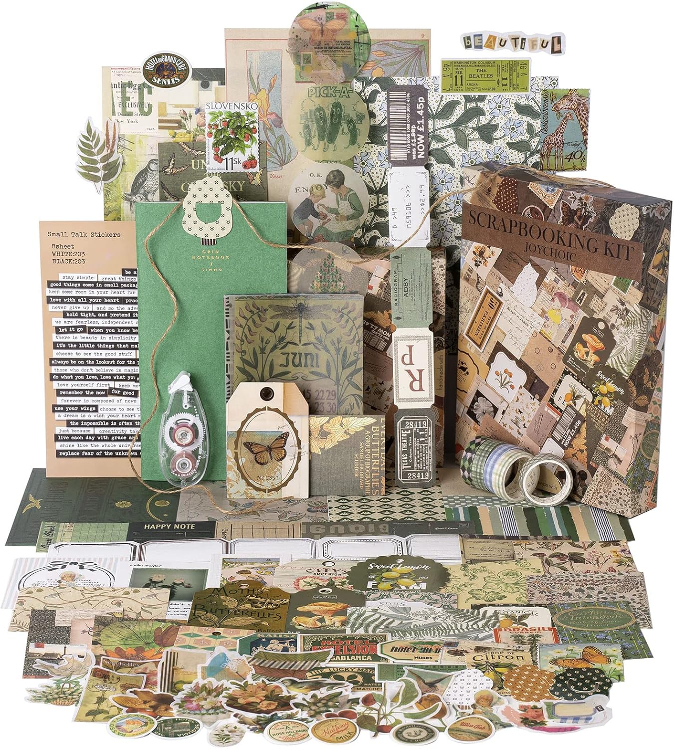 Vintage Junk Journal Supplies Kit